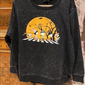 NWT PEANUTS night time trick or treating with the Gang.  Size 2x